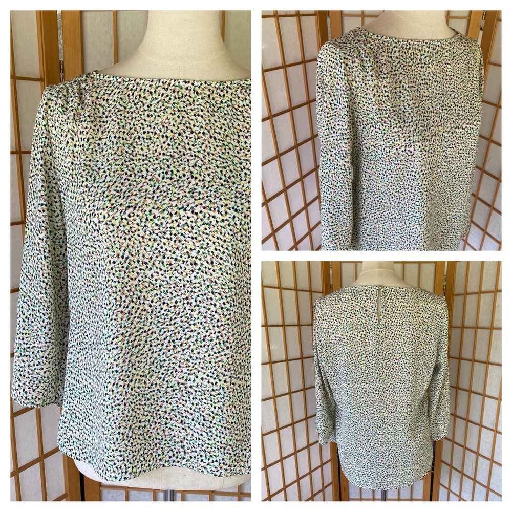 The Limited Multicolor Confetti Blouse SZ M